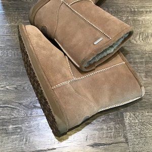 New EMU Paterson Lo Mushroom Suede Sheepskin Boot Women's 6